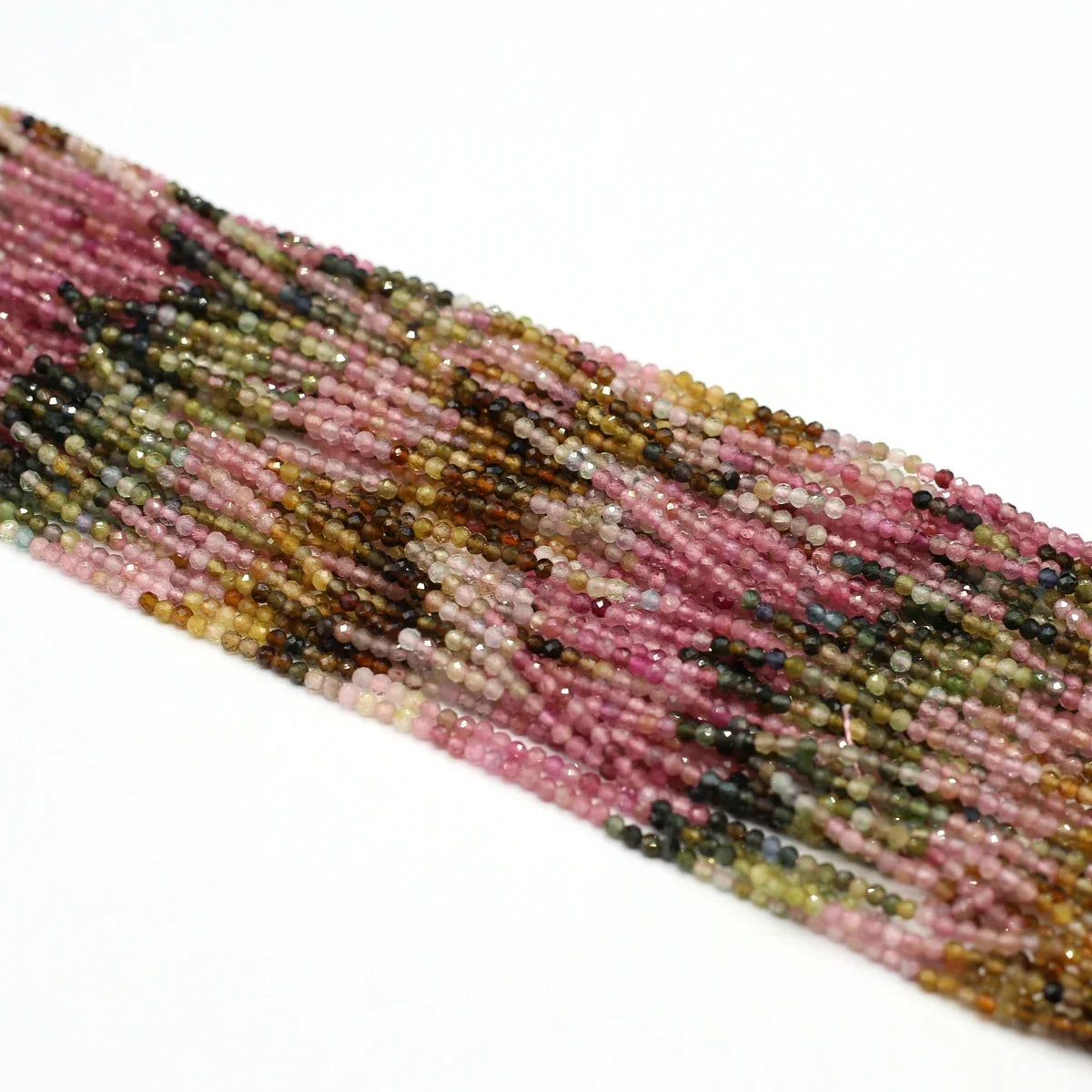 Natural Cut Faceted Round Face Loose Beads Various Colors For Jewelry Making DIY Beads Necklace Bracelet