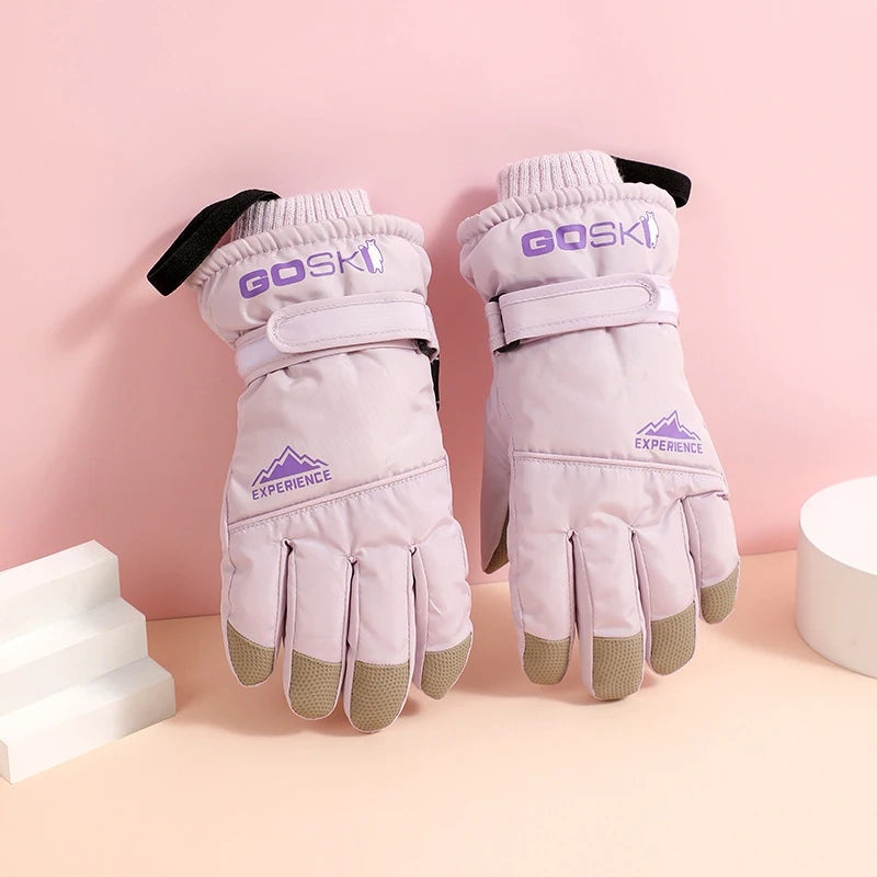 Kids Winter Ski Gloves - Thick Anti-Slip Snow Mittens - photo 9