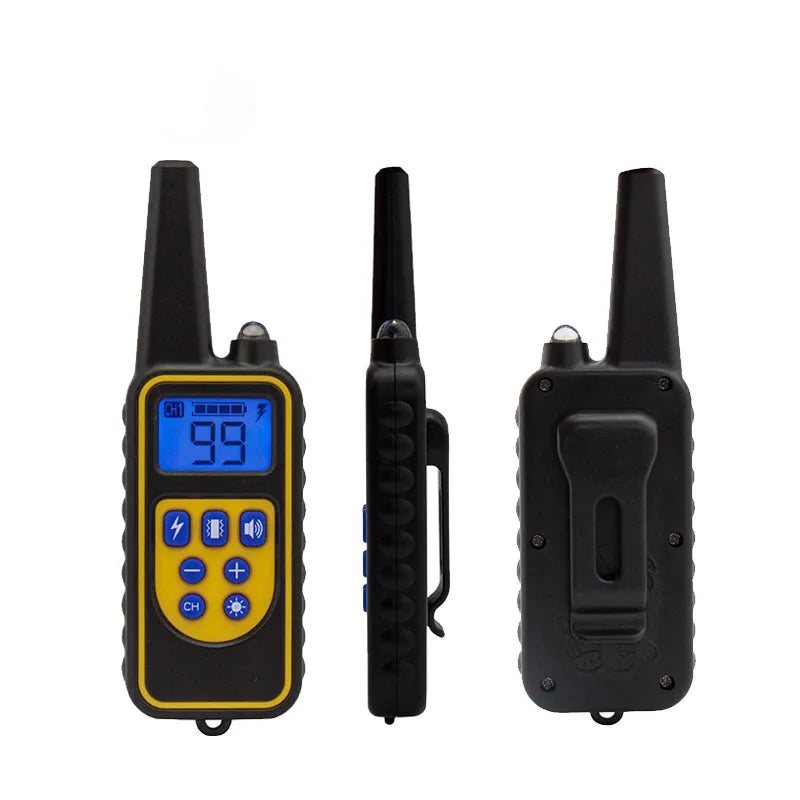 Electric Waterproof Dog Training Collar – Rechargeable Remote Anti-Bark Device | For 1, 2 or 3 Dogs