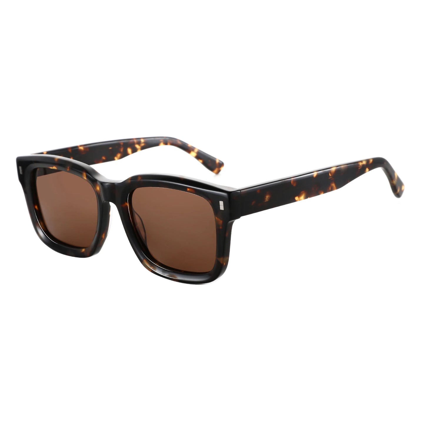 ZENOTTIC Polarized Square Sunglasses — Handmade Acetate Frame