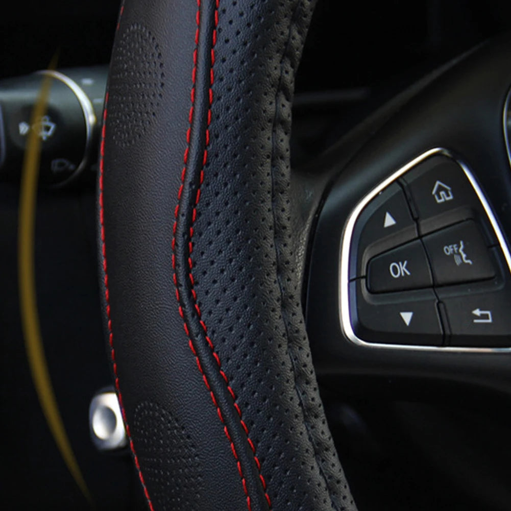 10 Colors Car Steering Wheel Cover Universal Volant Braid on the Steering-wheel Fashion Non-slip Funda Volante Auto Car Styling