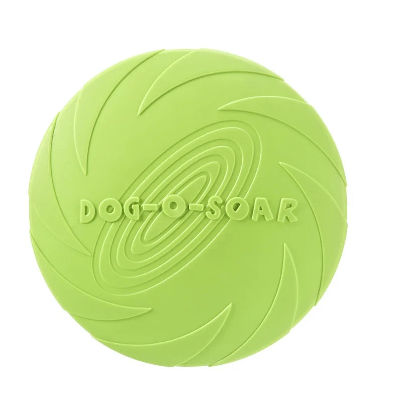 Soft Silicone Flying Disc Dog Toy for Fetch and Training