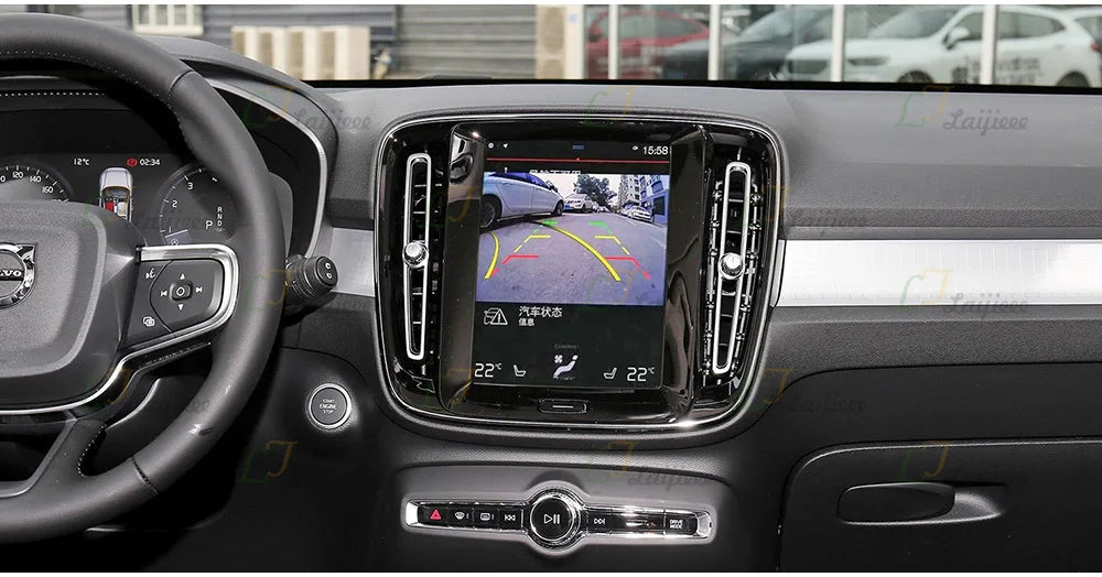 Volvo XC40 2026-2026 HD Night Vision Rear Backup Camera & Video Decoding Interface Kit – Plug & Play OEM Screen