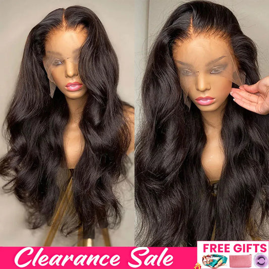 13x4 HD Lace Front Wig – Body Wave Human Hair, Pre-Plucked