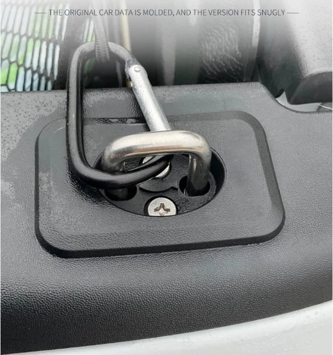 1Pair Pickup Tie Down Anchor Retractable Truck Bed Top Side Wall D Ring Clip Hook For Ford F150 98-14 For Silverado GMC Sierra