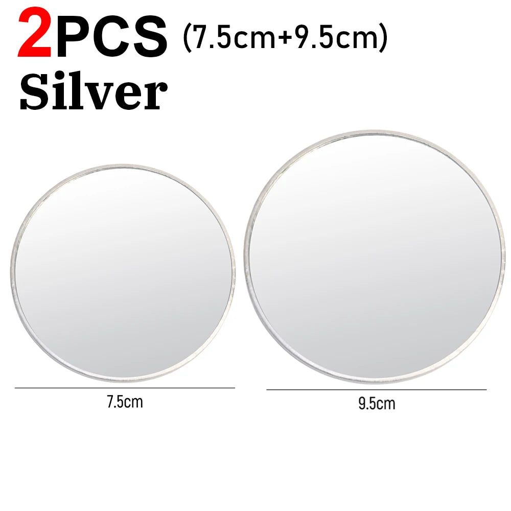 Round Convex Mirror Travel Selfie Photo Props HD Clear Mirror Portable Makeup Mirror Handheld Photography TikTok INS Mirrors