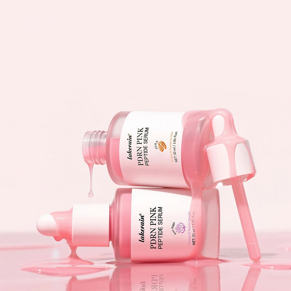 Salmon DNA PDRN Pink Peptide Serum Pink Glow Serum Remove Skin Darkness Hydrating Moisturizing Firming Korean Skincare