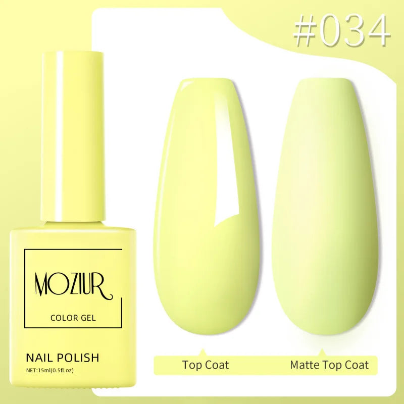 Colorful Hot Sale Uv Gel Nail Polish Set Soak Off Gel Nail Polish 15ml Professional Nail Gel Polishes