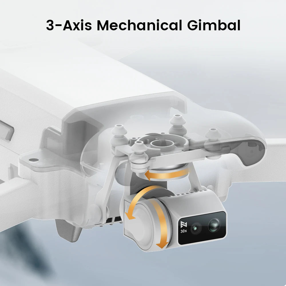 FIMI X8 Tele Max drone 20KM range with Wide-Angle Tele Camera 30x Hybrid Zoom 4K 60fps 3-axis Gimbal GPS AI Super Night Video