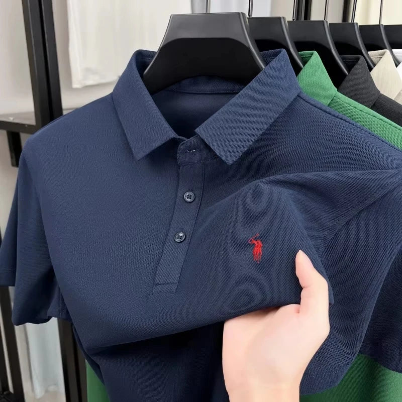 Men's Quick-Dry Polo Shirt — Breathable Summer Business Casual