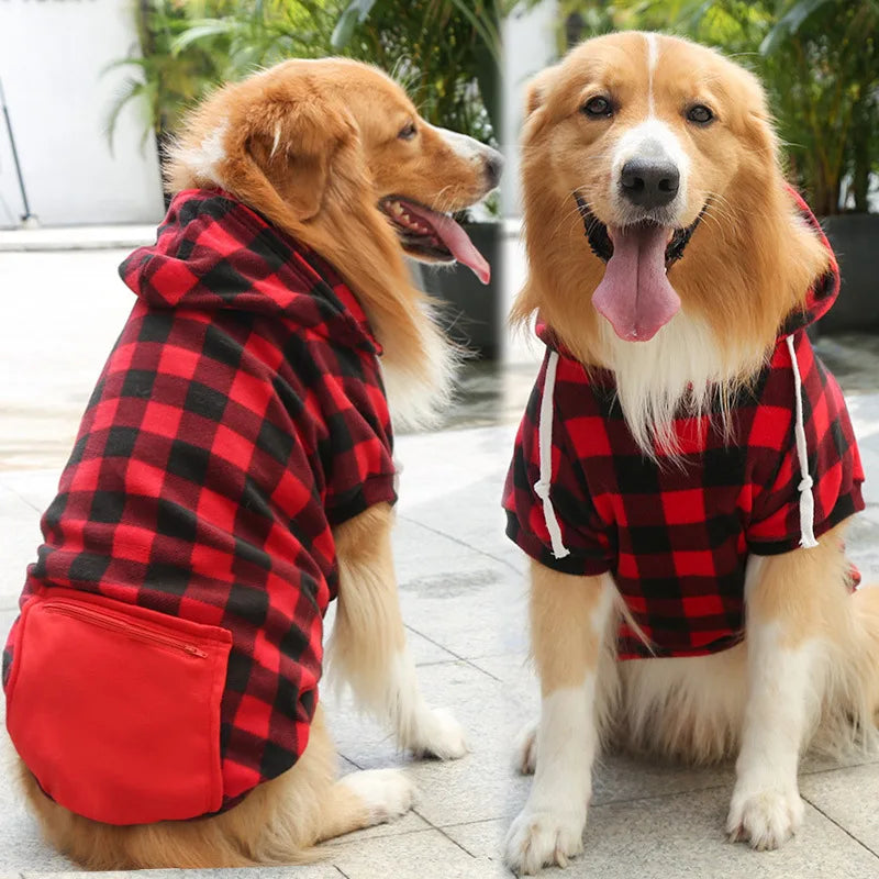 Reversible Plaid Dog Vest - Cold Weather Coat for Small to Large Dogs - photo 9
