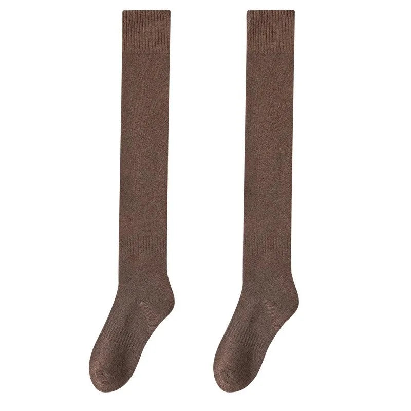 Women's Thick Over the Knee Socks, Terry Lined