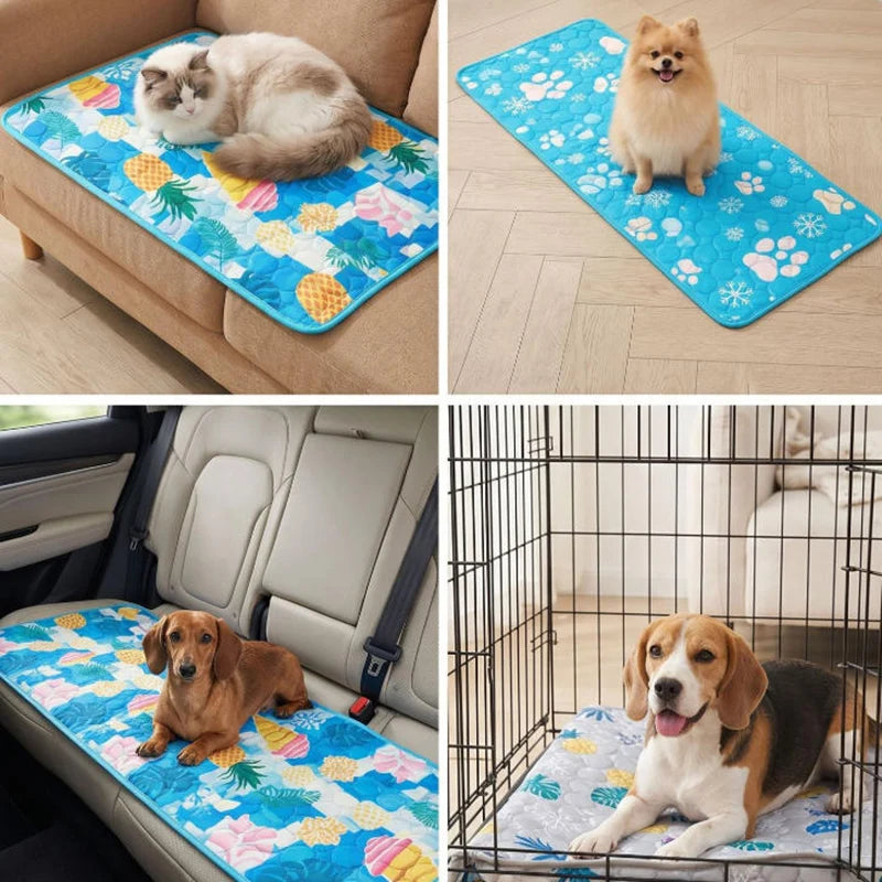 Summer Cooling Pad for Dogs & Cats - Sofa & Floor Ice Mat – photo 6