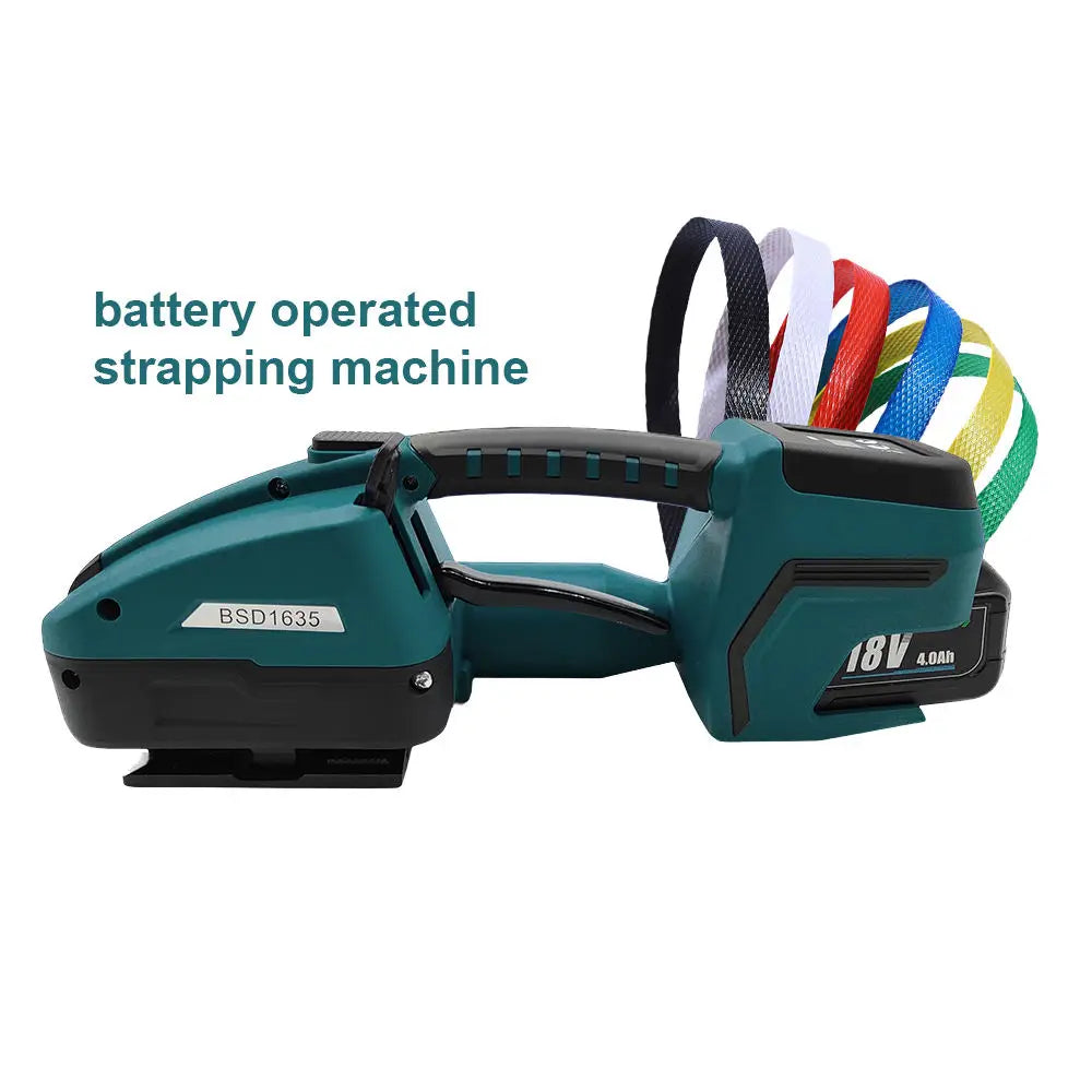 3800N Electric Strapping Machine 13-16mm PET PP Belt Handheld Tool 400W Friction Heat Welding Digital Display Industrial Banding