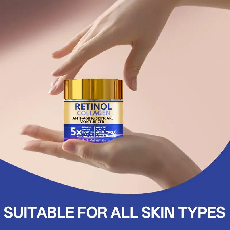 Water Ice Levin Retinol & Collagen Face Cream 60g – Shea Butter, Anti-Aging, Firming, Whitening & Moisturizing | CPNP Certified