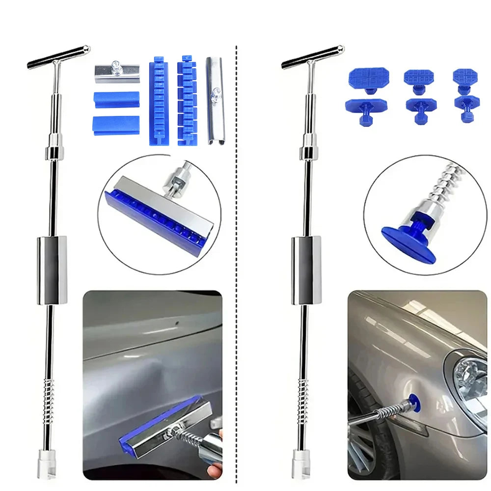 Paintless Dent Removal Kit – 27 & 43-Piece PDR Tool Set with Suction Cup & Slide Hammer | Fix Car Dents & Hail Damage at Home