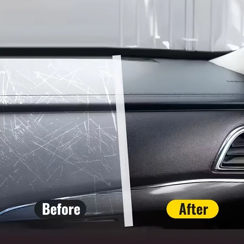 IFUBO Pro Car Paint Repair Pen: One-Step Black Plastic Touch-Up for Interior/Exterior Scratch Removal