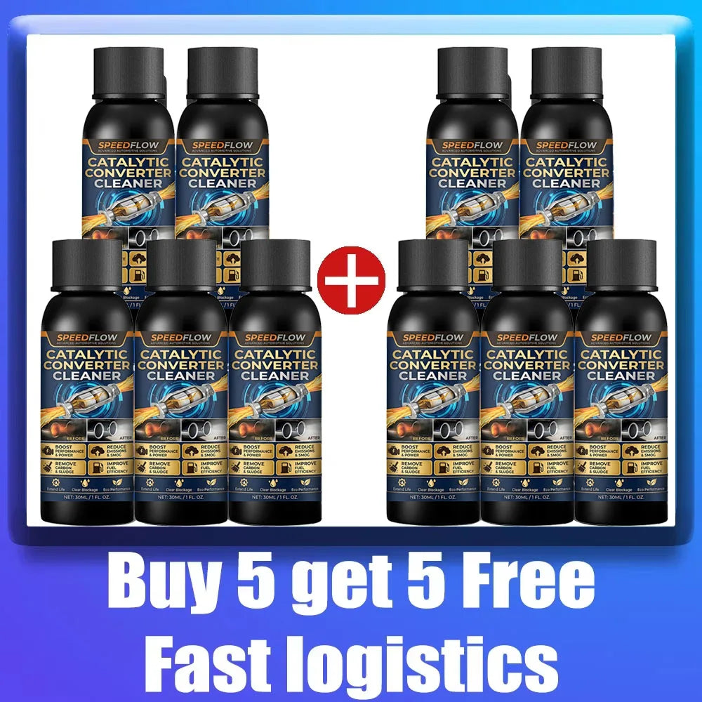 Catalytic Converter Cleaner Carbon & Sludge Removal Boost Engine Reduce Fuel Consumption For All Cars