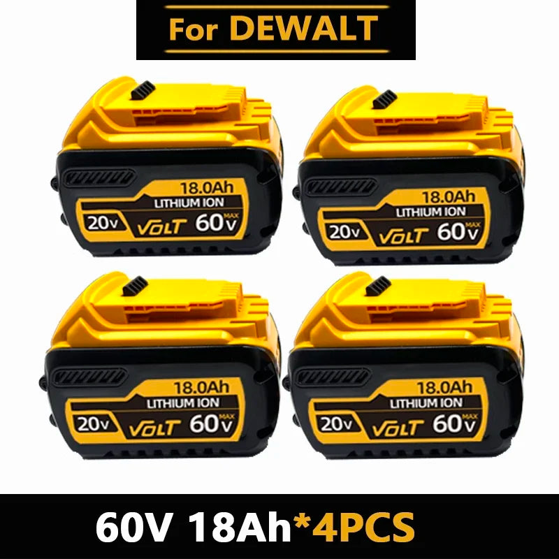 .Original for DEWALT 20v/60V battery DCB606 DCB609 DCB182 DCB205 DCB206 DCB209 power tool 18V battery 6AH 9AH battery.