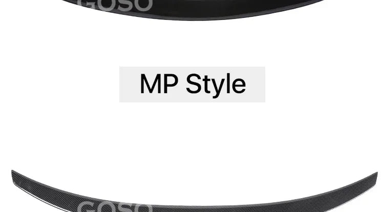 Carbon Fiber Rear Bumper Lip Trunk Wing MP M4 PSM Style Roof Spoiler Kit For BMW 3 Series F30 F31 F35 2026-2026 Gloss Black