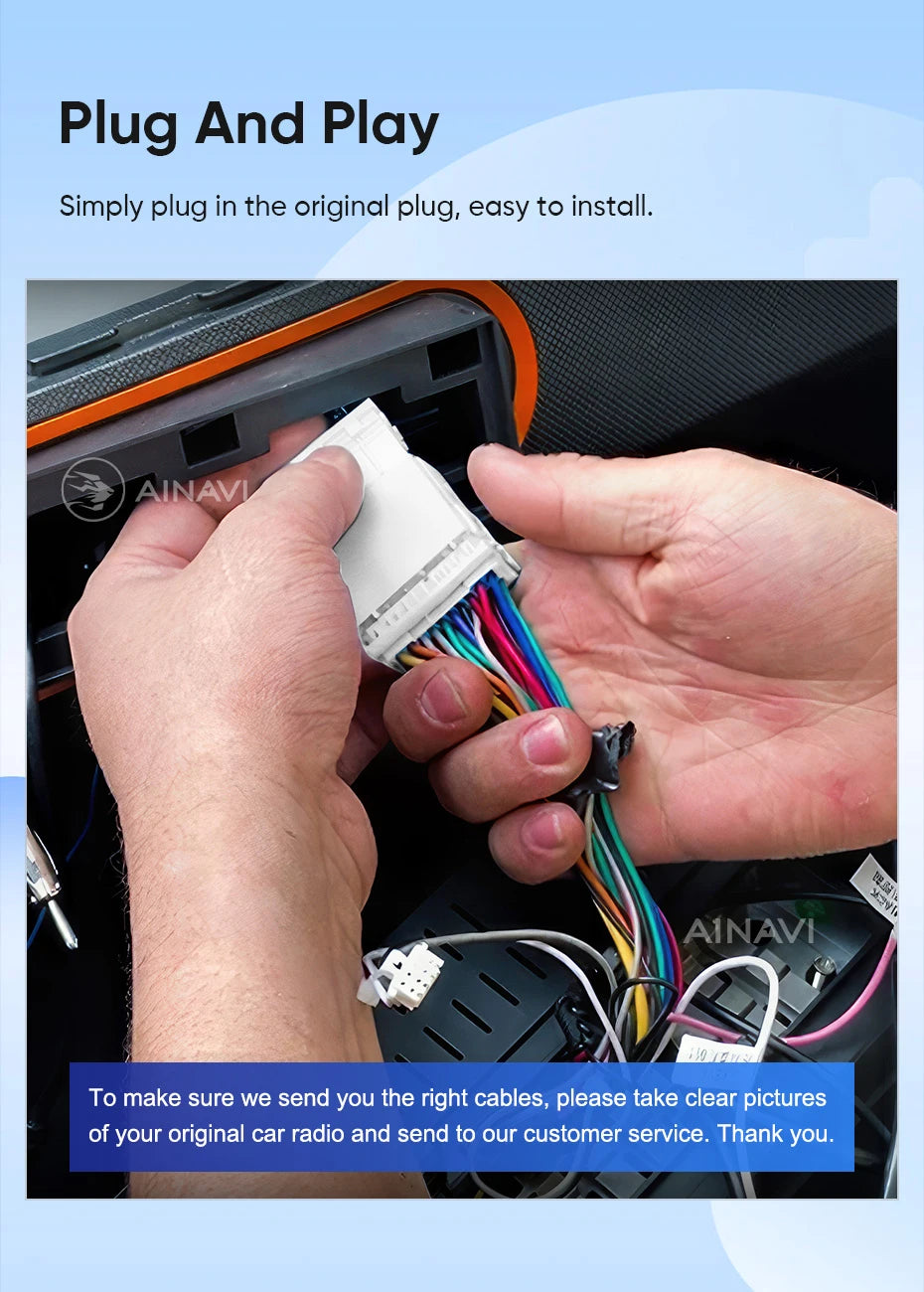 Ainavi 13.1 Inch For Chevrolet Silverado 2014 2015 2016 2017 2018 Car Radio Carplay Android Auto Multimedia Player 4G 2Din HDMI