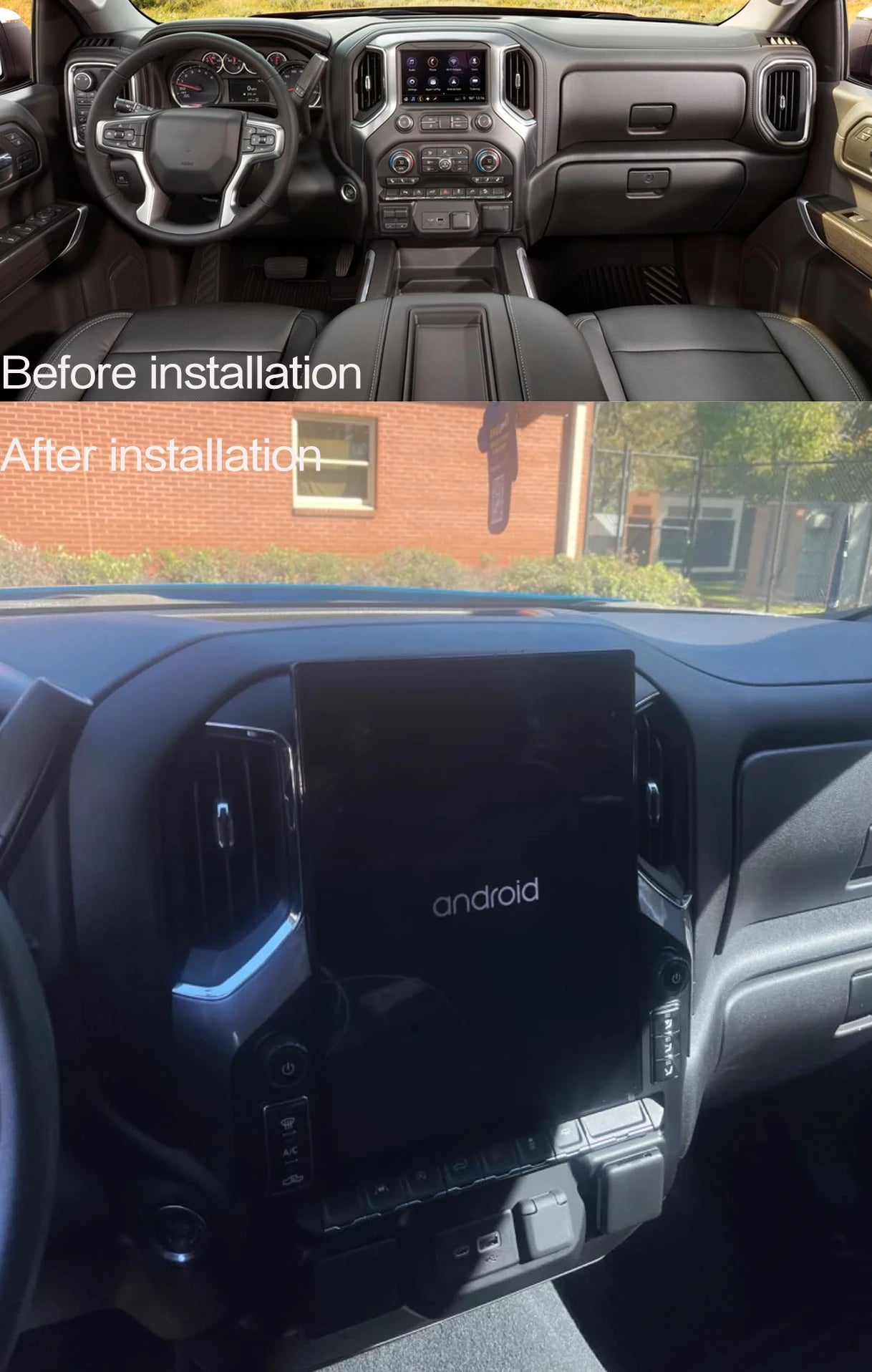 16.2 Android 15 Car Radio for GMC Sierra Denali Silverado 2019 2020 2021 2022 2023 Carplay Car Radio GPS Navigation Multimedia