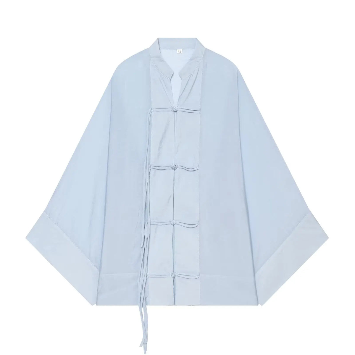 Women's Sheer Button-Up Shirt - Loose Long Sleeve Casual Blouse - photo 12