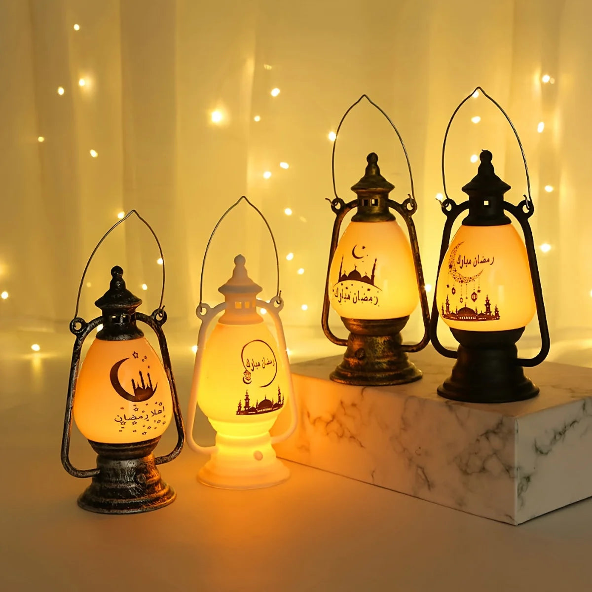 Muslim Decorations, LED candle lights, Ramadan decorative lantern lights, Eid al Fitr Decoration Home Party Gifts