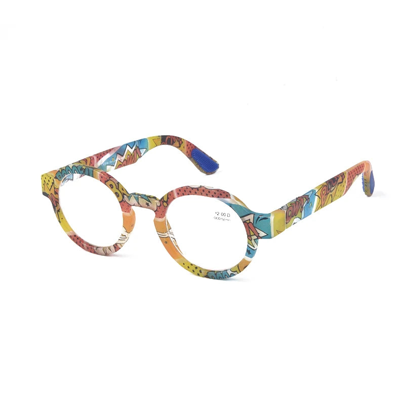 Vintage Round Reading Glasses – Lightweight Presbyopia Frames