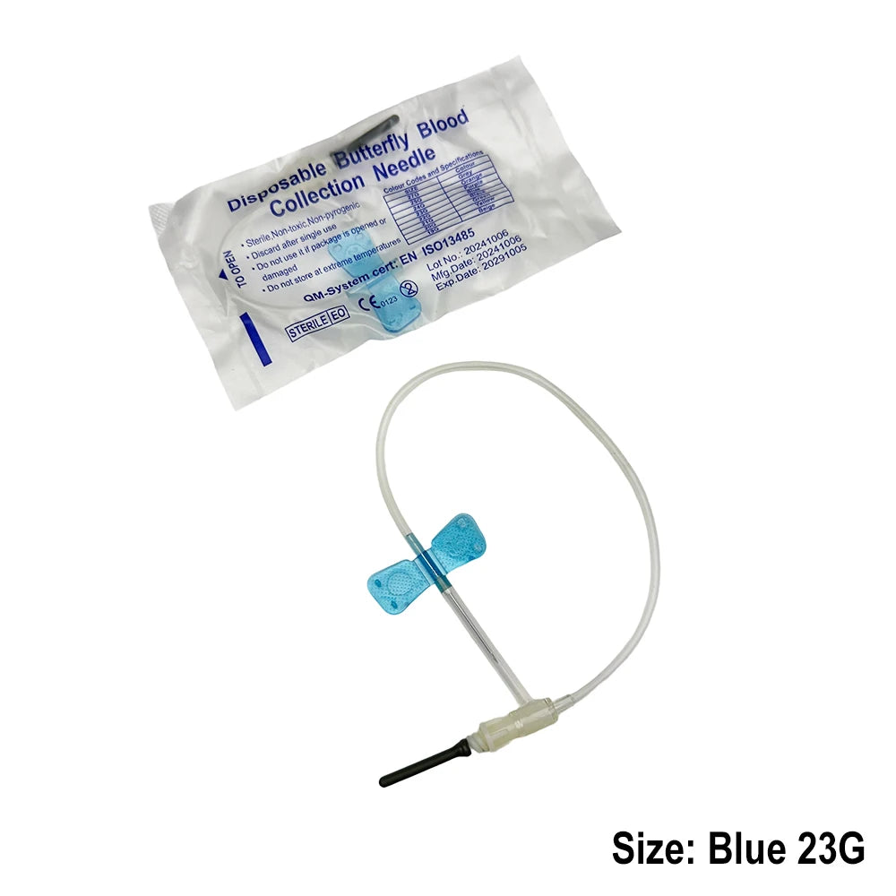 50-100PCS Disposable Double Wing Butterfly Blood Collection Needles for Cats Dogs Animal Care Pet Care Room Animal