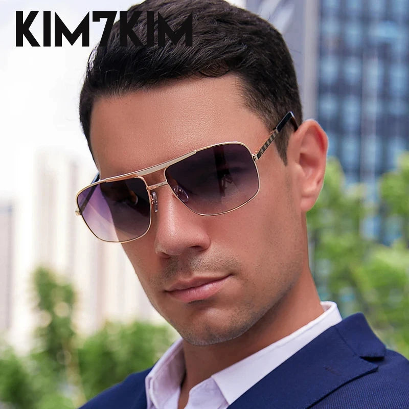 Vintage Square Sunglasses — Punk Driving Shades, Unisex UV400