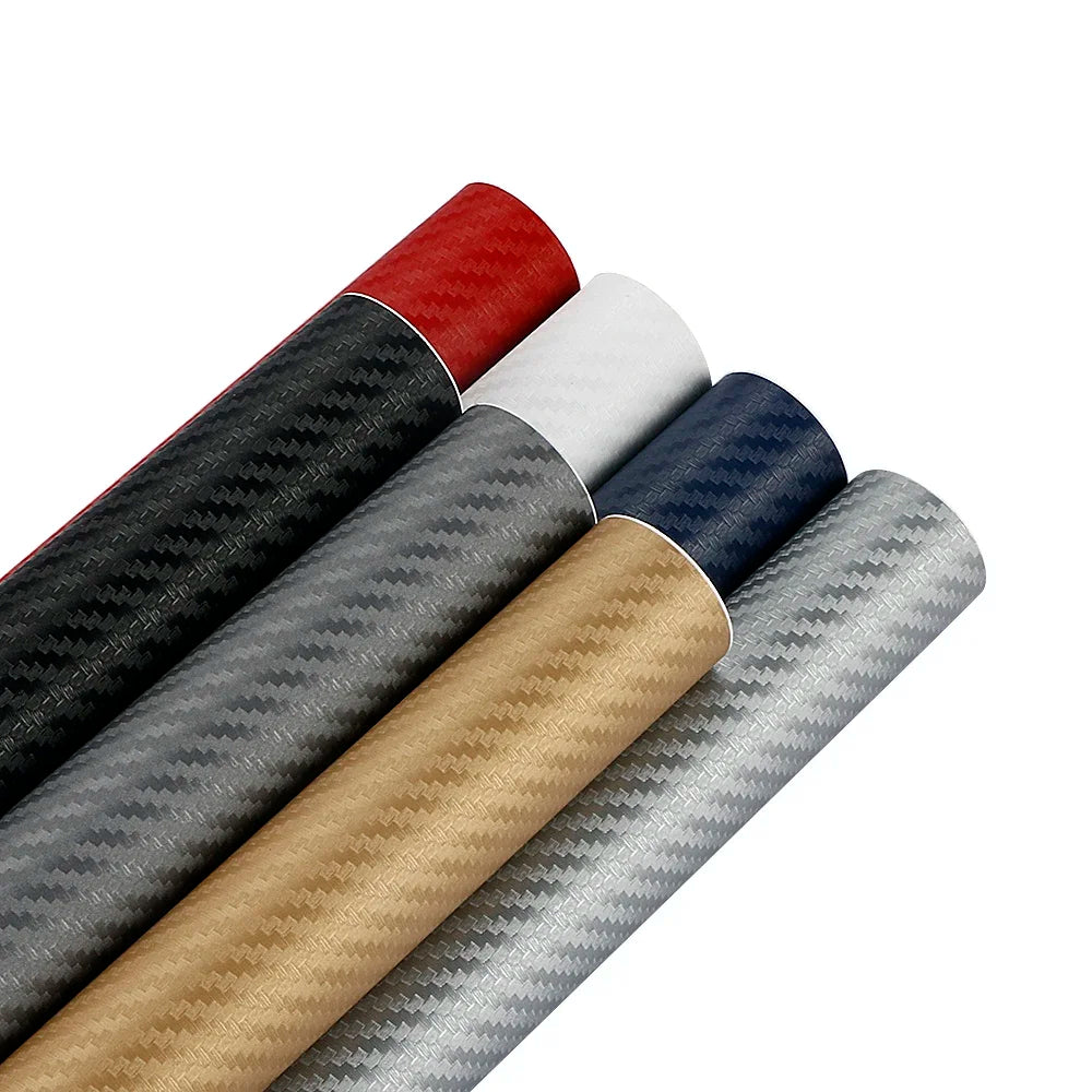 200cm*30cm 3D Carbon Fiber Vinyl Film 3M Car Stickers Waterproof DIY Motorcycle Automobiles Car Styling Wrap Roll Accessories