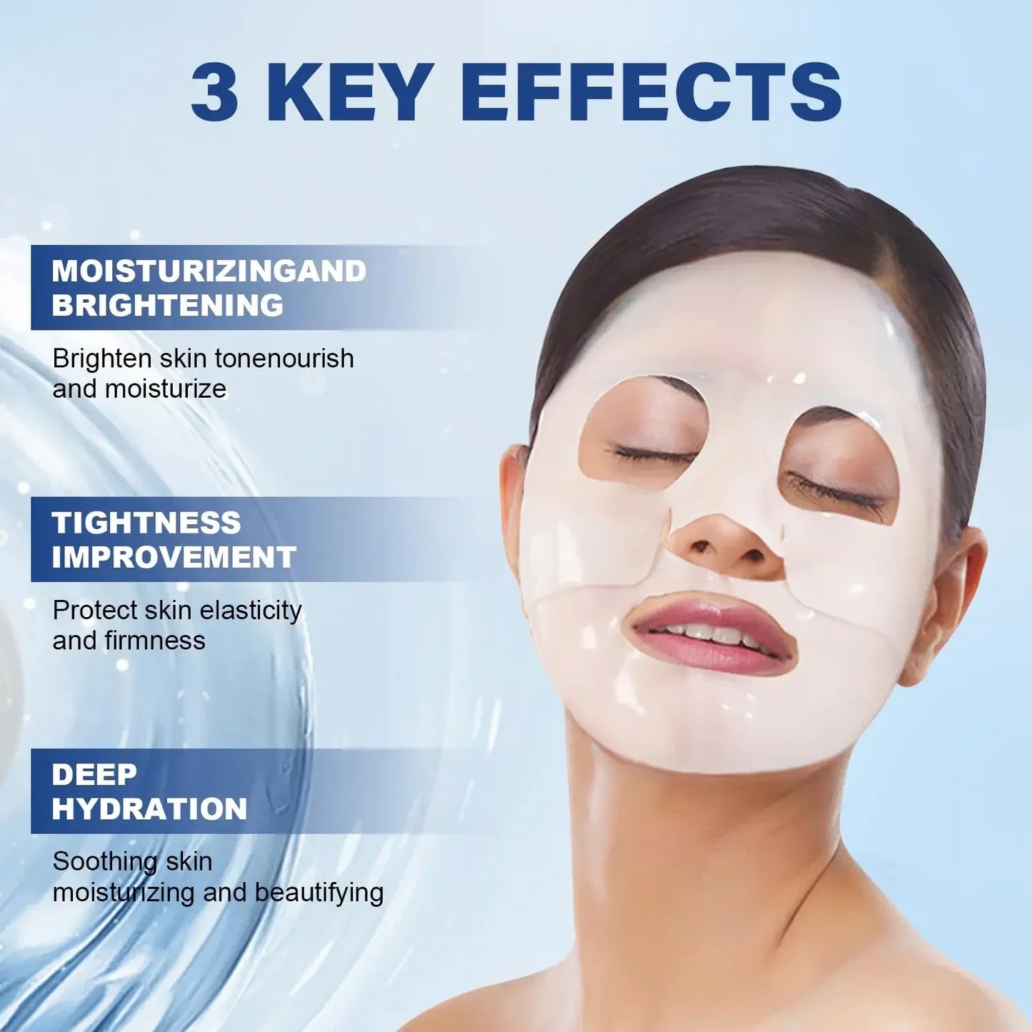 Deep Collagen Anti Wrinkle Lifting Mask Collagen Face Mask Overnight, Deep Collagen Mask for Lifting Firming Moisturizing. women