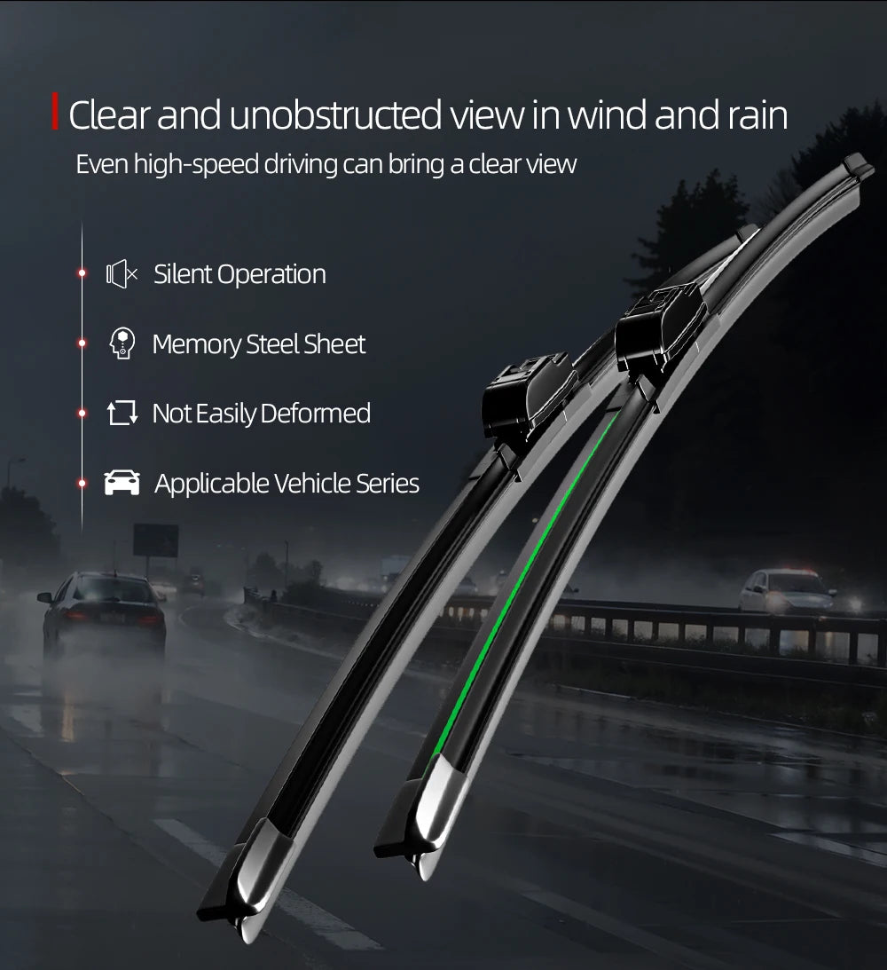 Front Windshield Wiper Blades for Ford F-150 2009–2020 (2-Pack)