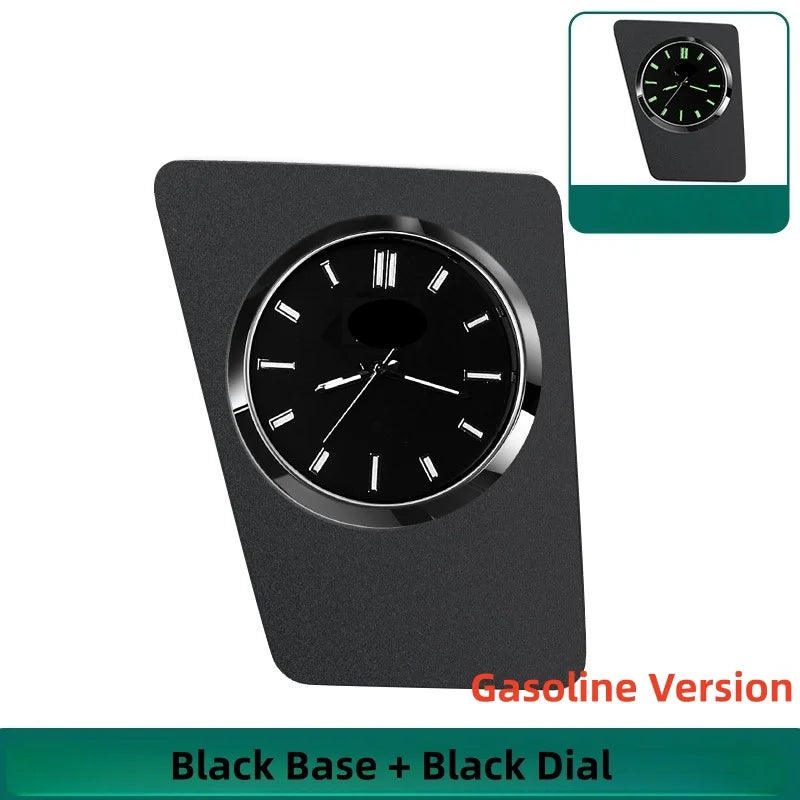 Car Dashboard Stick-On Luminous Digital Clocks Auto Vehicle Air Outlet Mini Watches For Toyota RV4 WILDLANDER 2024-2025