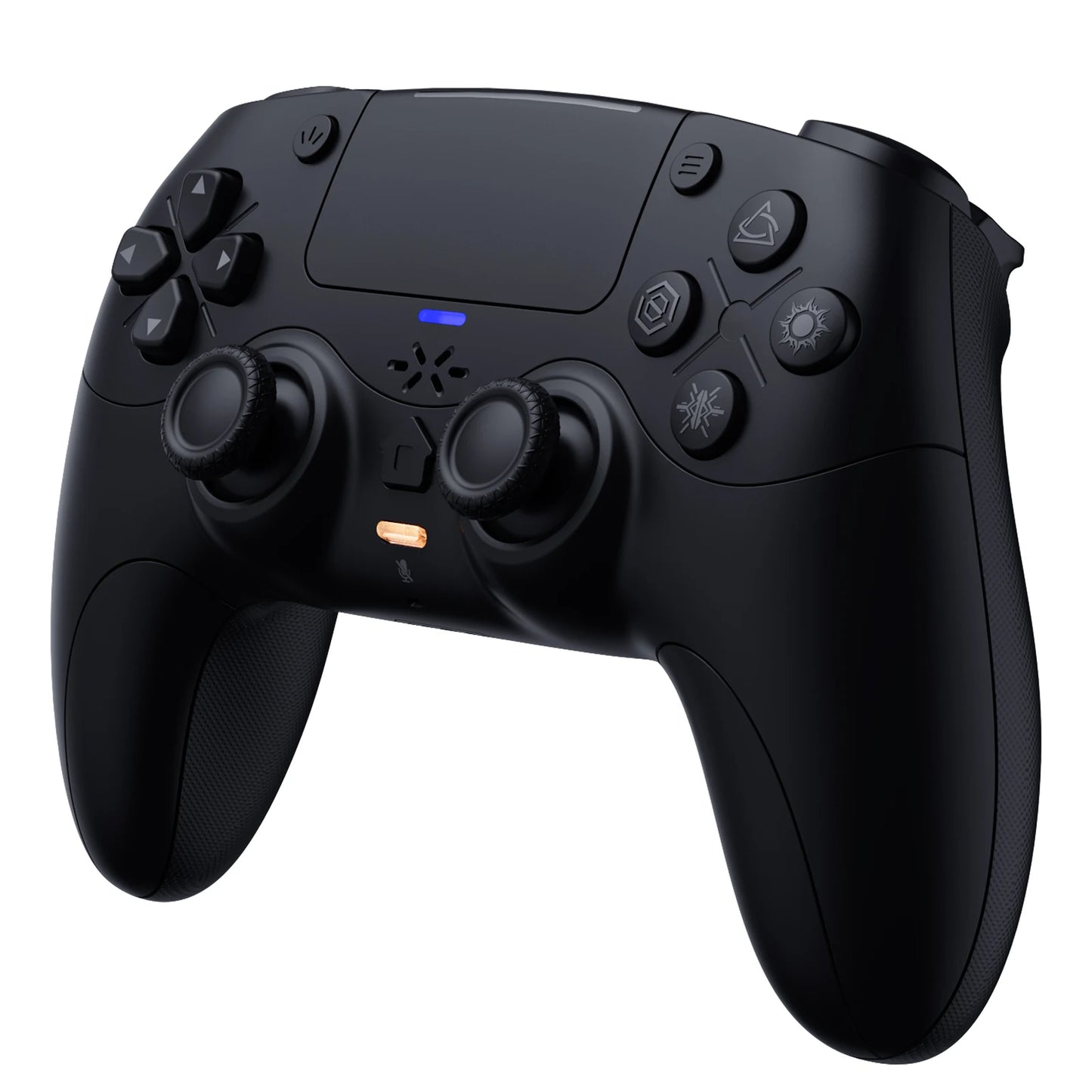 For Playstation 5/PS5/PS4/PC Game Controller,6 Axis Gyro RGB Wireless Gamepads 4-Level Shock Turbo Programmable Gaming Joystick
