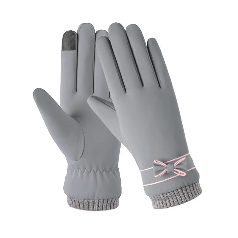 Women's Touchscreen Thermal Gloves - Windproof Winter Riding Gloves - photo 6