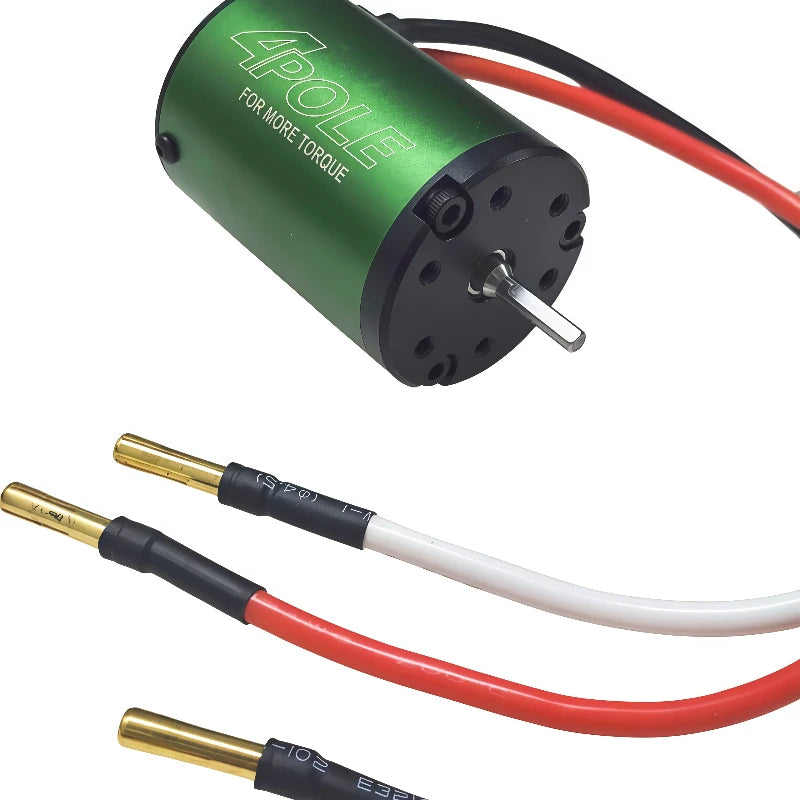 1pc Castle Castor 1406 4600KV four pole brushless motor 1/10 off-road short card Bigfoot remote control car