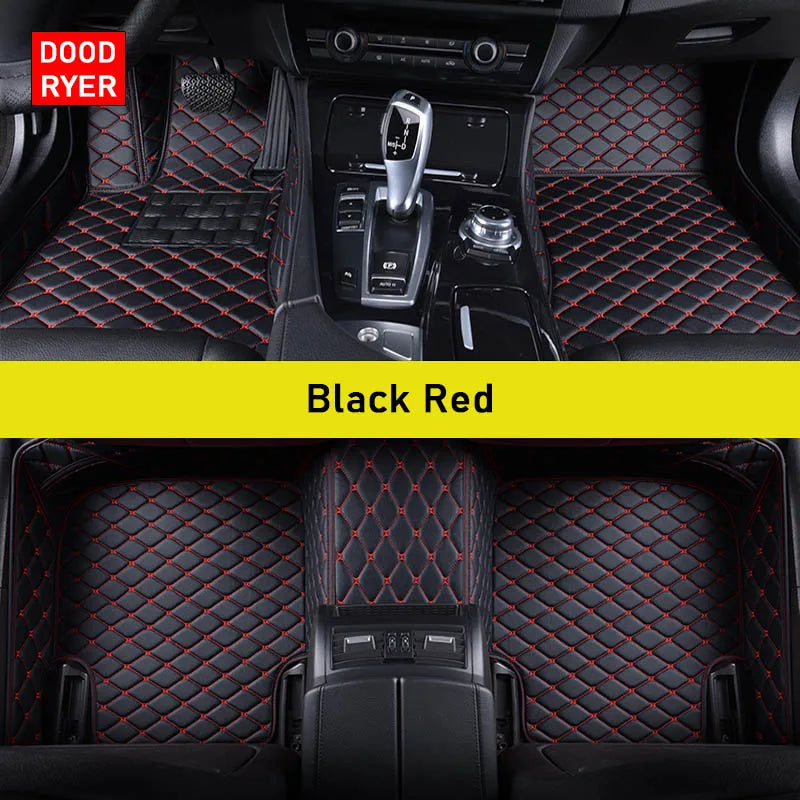 Custom-Fit Leather Car Floor Mats for Ford F-150 2009–2023 (Full Set)