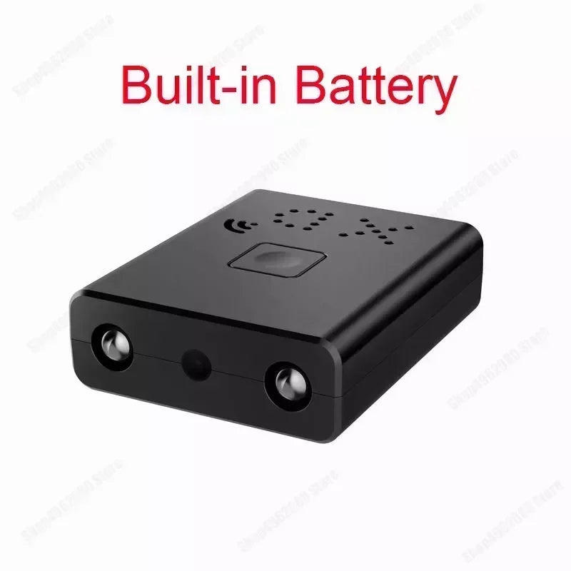 1080P Mini WiFi Home Camera — Night Vision, Built-in Battery