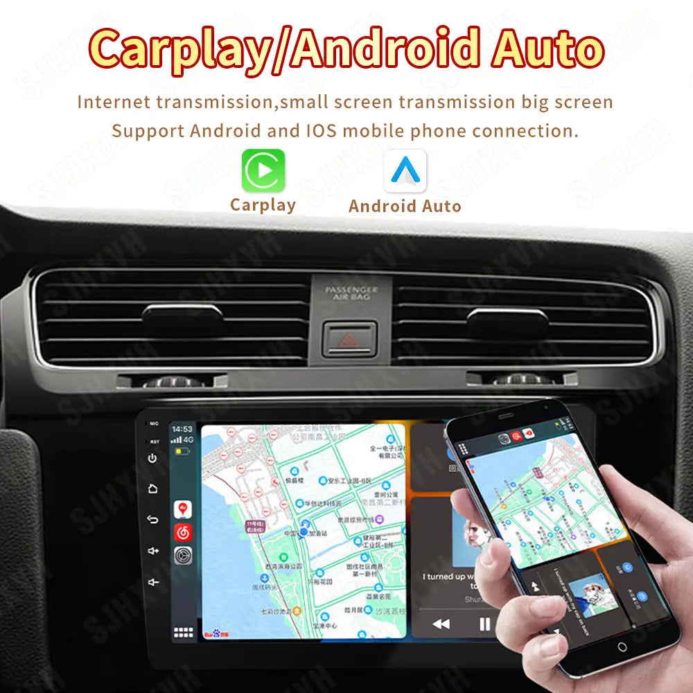 Car Stereo with Apple CarPlay & Android Auto, Compatible with Audi A3 8P