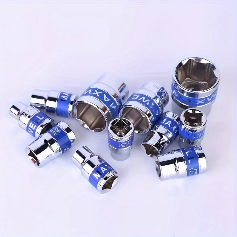 32pcs Mechanics Tool Set ,1/2" Drive Deep And Standard Sockets,Ratchet Wrench Set, Mechanic Tool Kits For Auto Repair