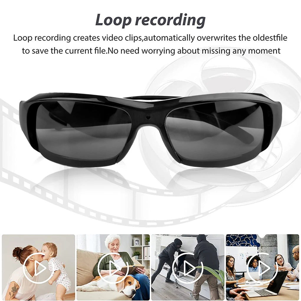 1080P Glasses Camera — Wearable POV Recorder for Driving