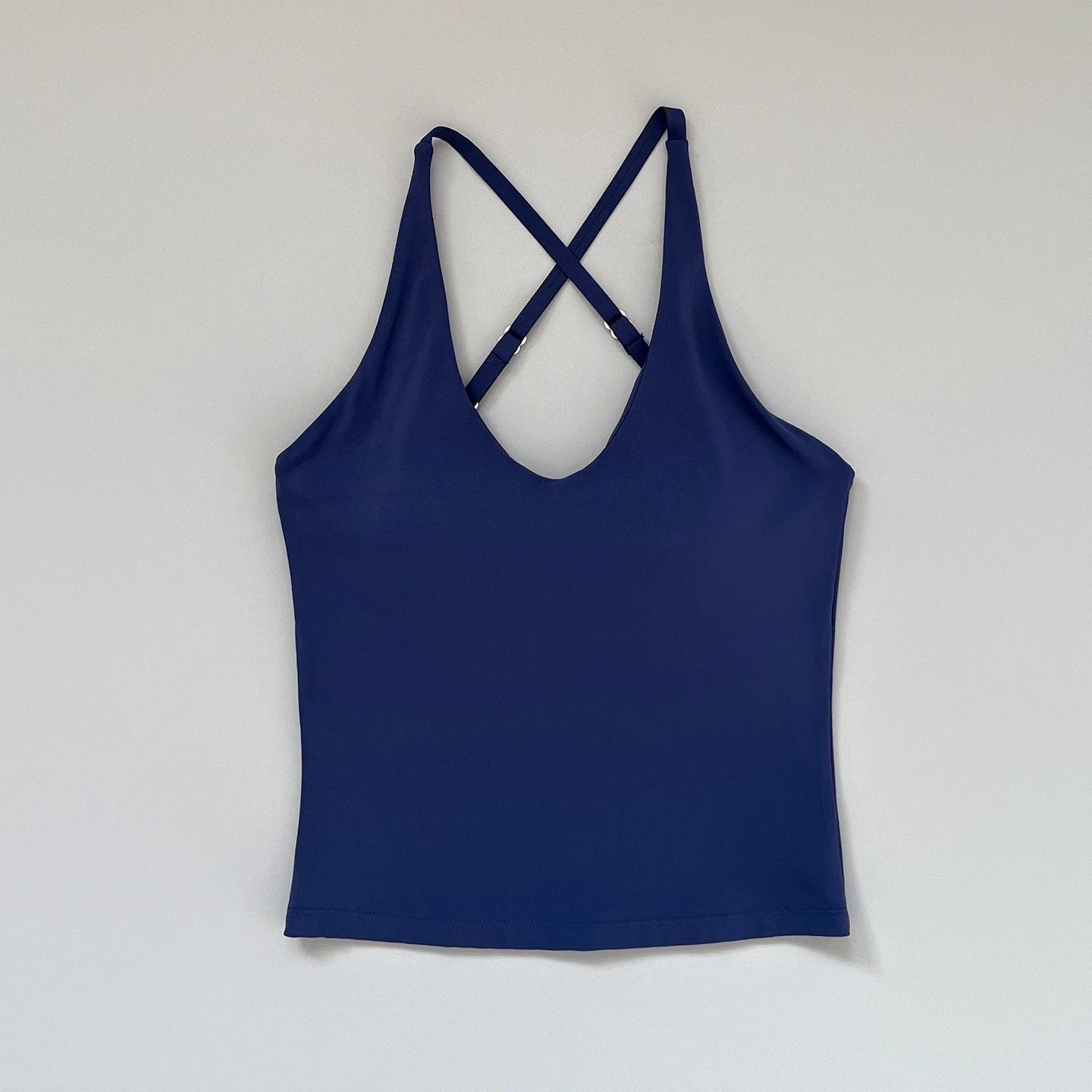 Women's Strappy Sports Bra — Beautiful-Back Padded Yoga Fitness Vest