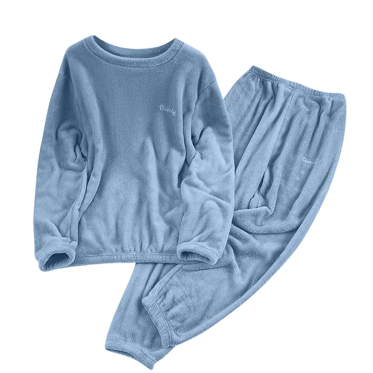 Women's Coral Fleece Pajama Set - Loose Two-Piece Loungewear - photo 2