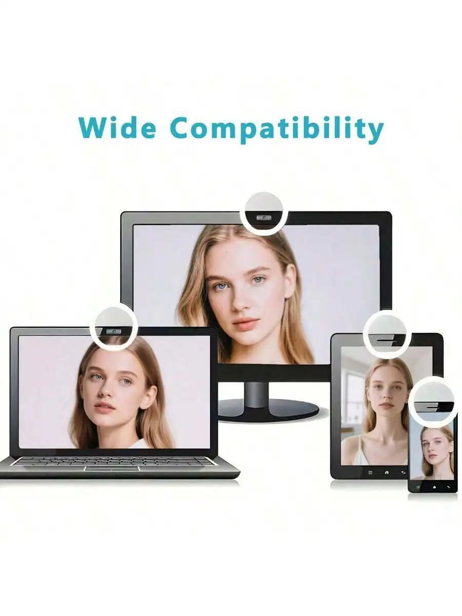 Dry battery Clip selfie ring light, portable LED selfie fill LED light, mobile live streaming video mini flash LED light, night