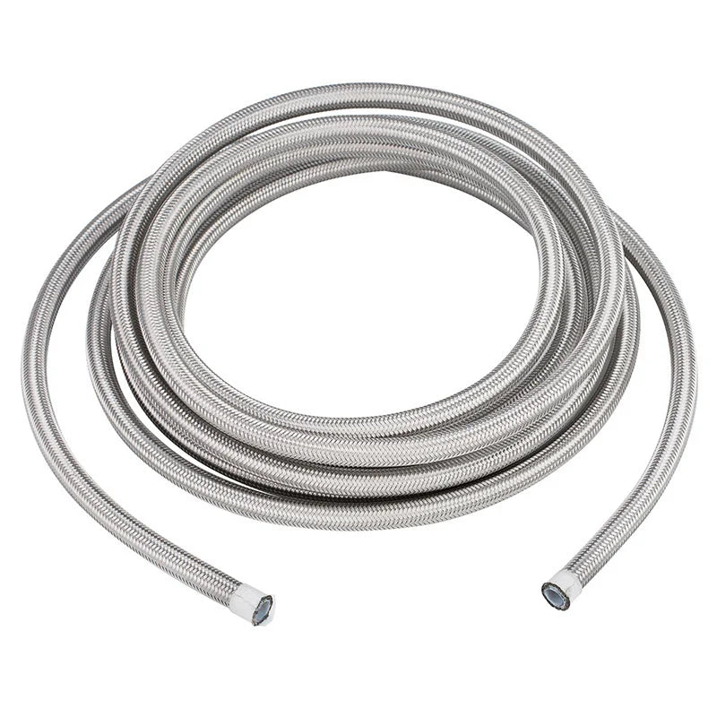 1M/2M/3M/5M AN3 AN4 AN6 AN8 AN10 Racing Hose 304 Stainless Steel Braided PTFE Brake Hose Fuel Oil Line Oil Cooler Hose Pipe