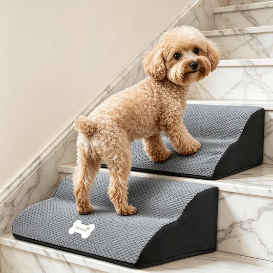 2-Step Pet Stairs - Sofa & Bed Side Dog Ramp