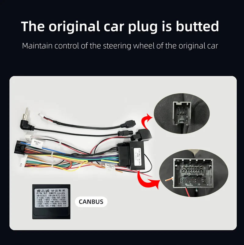Car Stereo with Apple CarPlay & Android Auto, Compatible with Chevrolet Cruze (2008-2012)