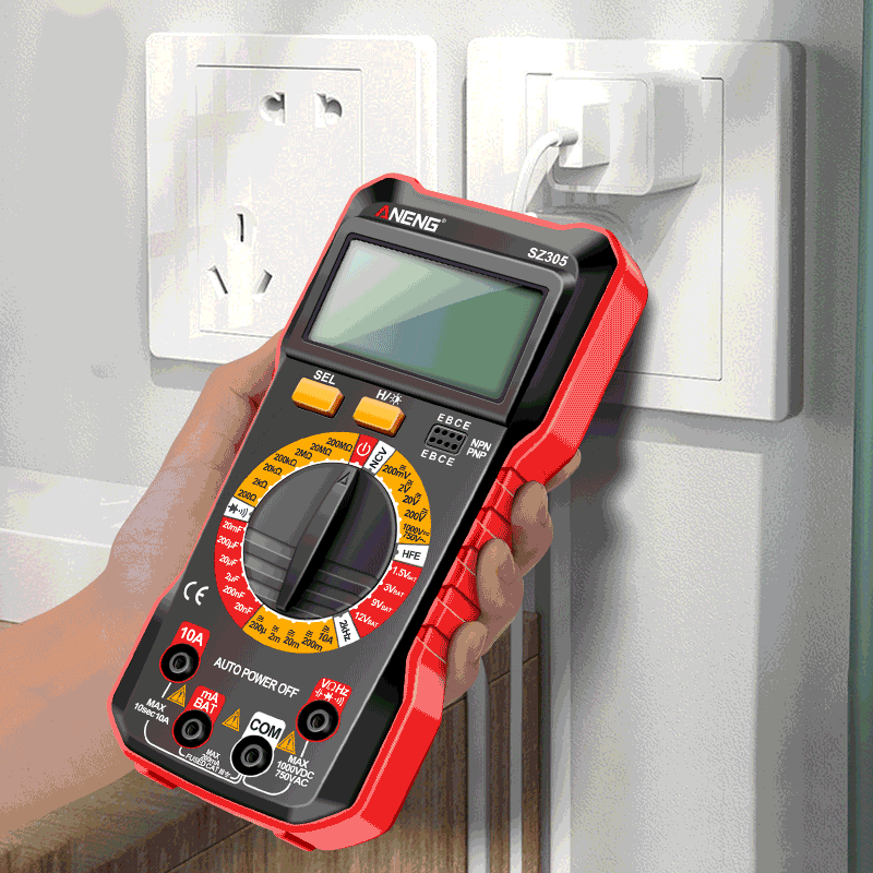 ANENG SZ305 Digital Multimeter Professional AC/DC Voltage Ammeter Capacitor hFE Triode NCV Voltage Induction Electrician Tester